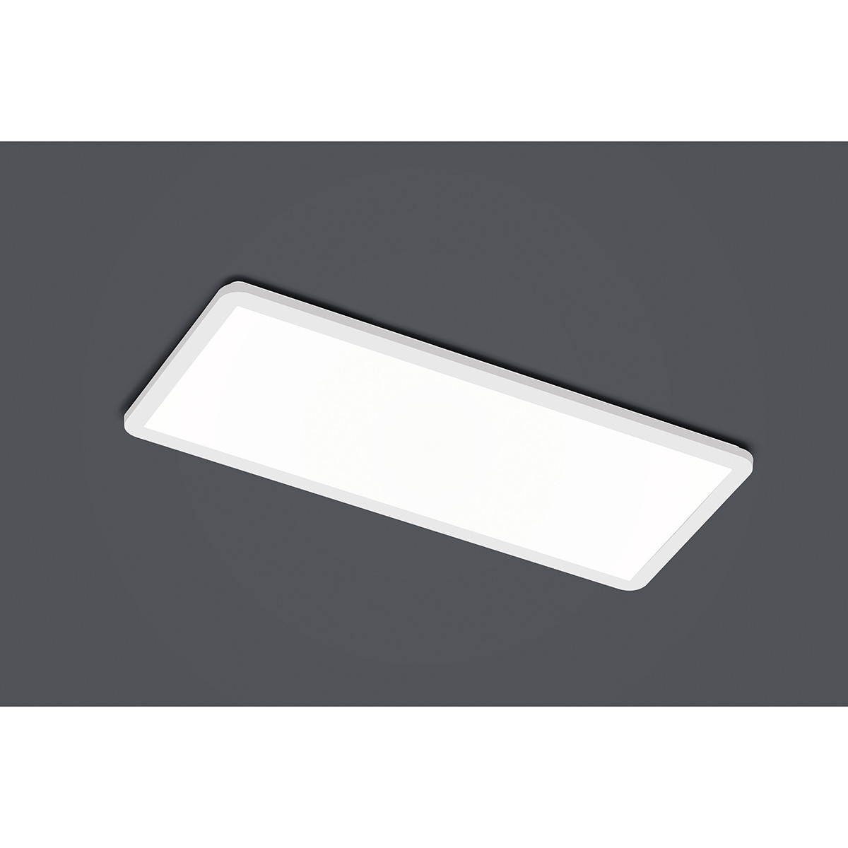 LED Deckenleuchte - Trion Camy - Aufbau Rechteckig 24W - Spritzwassergeschützt IP44 - Dimmbar - Warmweiß 3000K - Mattweiß