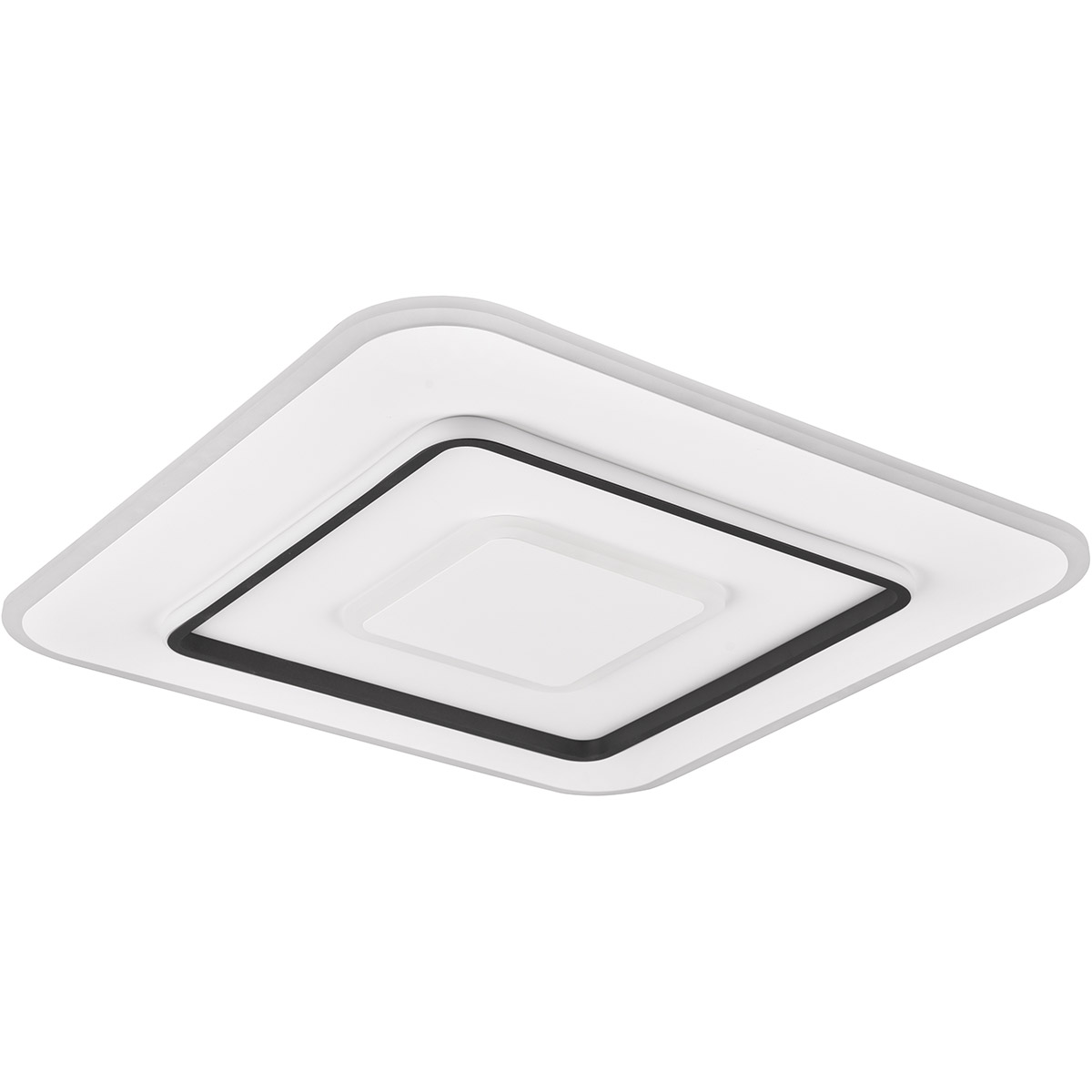 LED-Deckenleuchte - Trion Gora - 55W - Verstellbare Farbe - Dimmbar - Quadratisch - Mattweiß - Metall