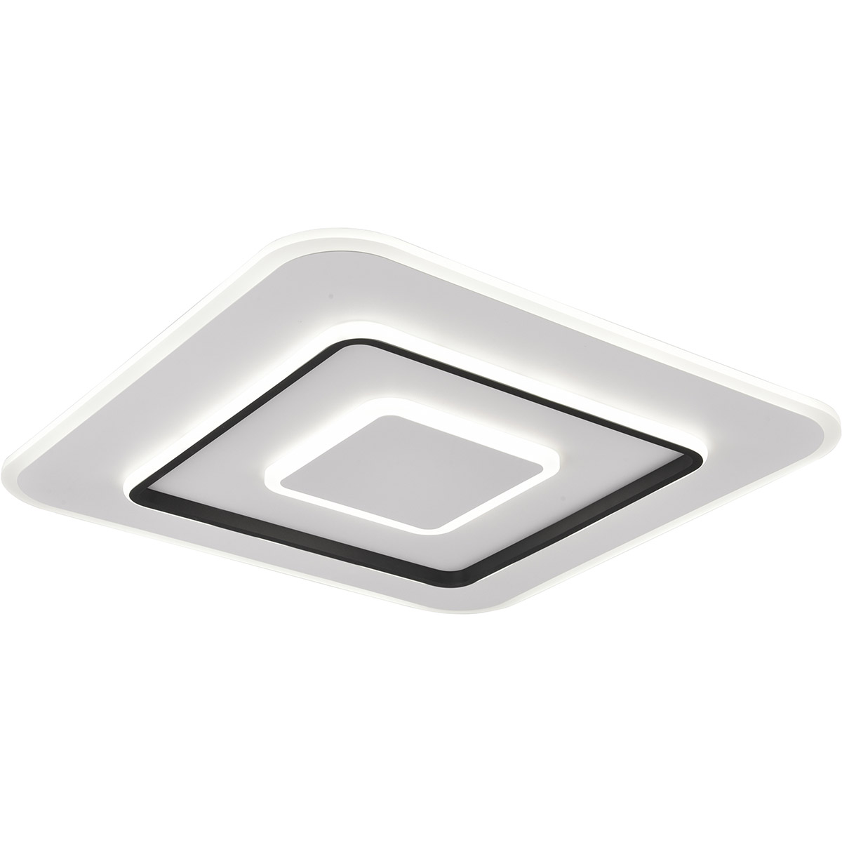 LED-Deckenleuchte - Trion Gora - 55W - Verstellbare Farbe - Dimmbar - Quadratisch - Mattweiß - Metall