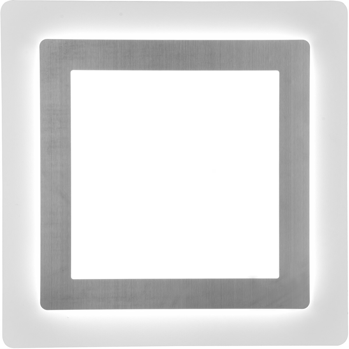 LED-Deckenleuchte - Trion Groan - 46W - Verstellbare Farbe - Dimmbar - Quadratisch - Matt-Nickel - Metall