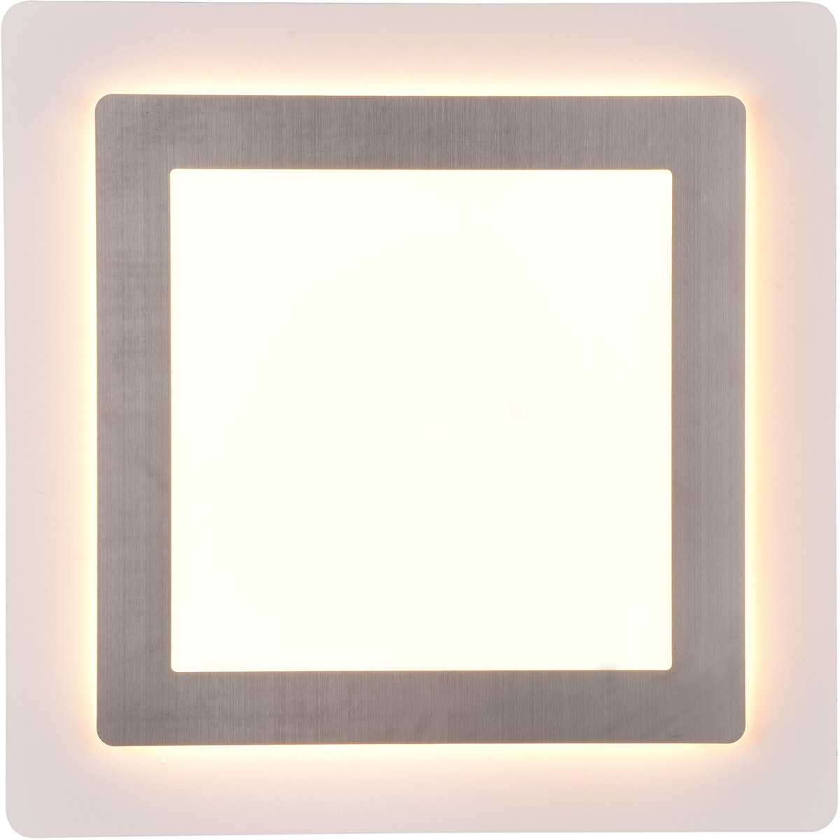 LED-Deckenleuchte - Trion Groan - 46W - Verstellbare Farbe - Dimmbar - Quadratisch - Matt-Nickel - Metall