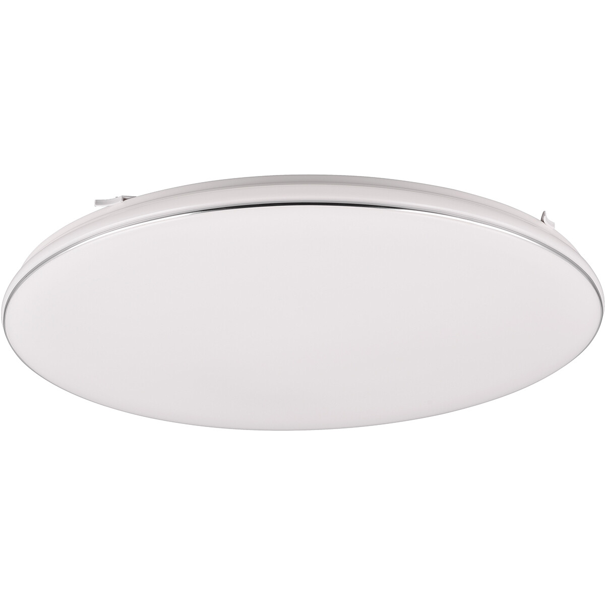 LED Deckenlampe - Trion Lana - 46W - Warmweiß 3000K - Dimmbar - Rund - Mattweiß - Kunststoff