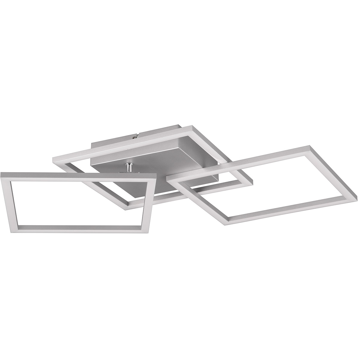 LED-Deckenleuchte - Trion Square - 31W - Warmweiß 3000K - Quadratisch - Titan- Metall