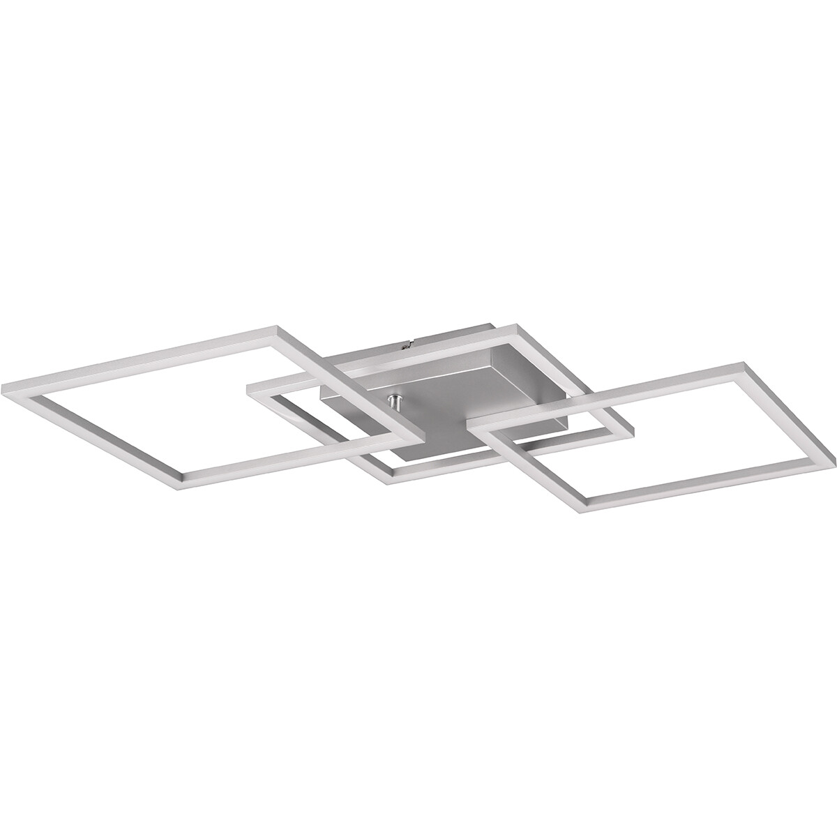 LED-Deckenleuchte - Trion Square - 31W - Warmweiß 3000K - Quadratisch - Titan- Metall