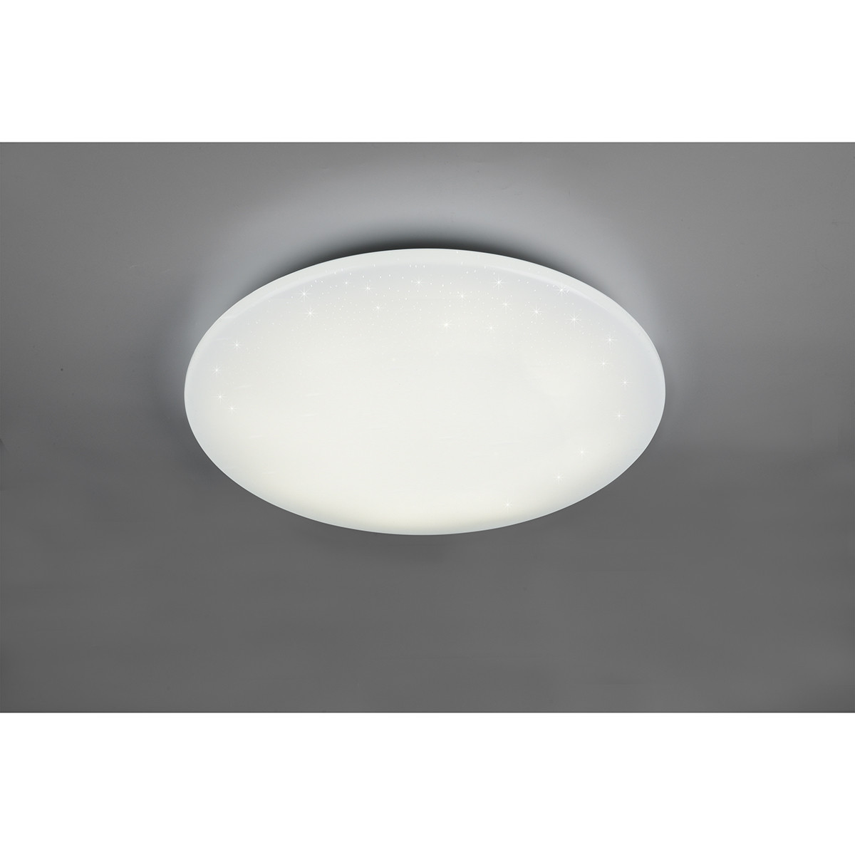 LED Deckenleuchte WiZ - Trion Farlo - 32W - Einstellbare Farbtemperatur - Dimmbar - Sterlicht - Rund - Mattweiß - Kunststoff