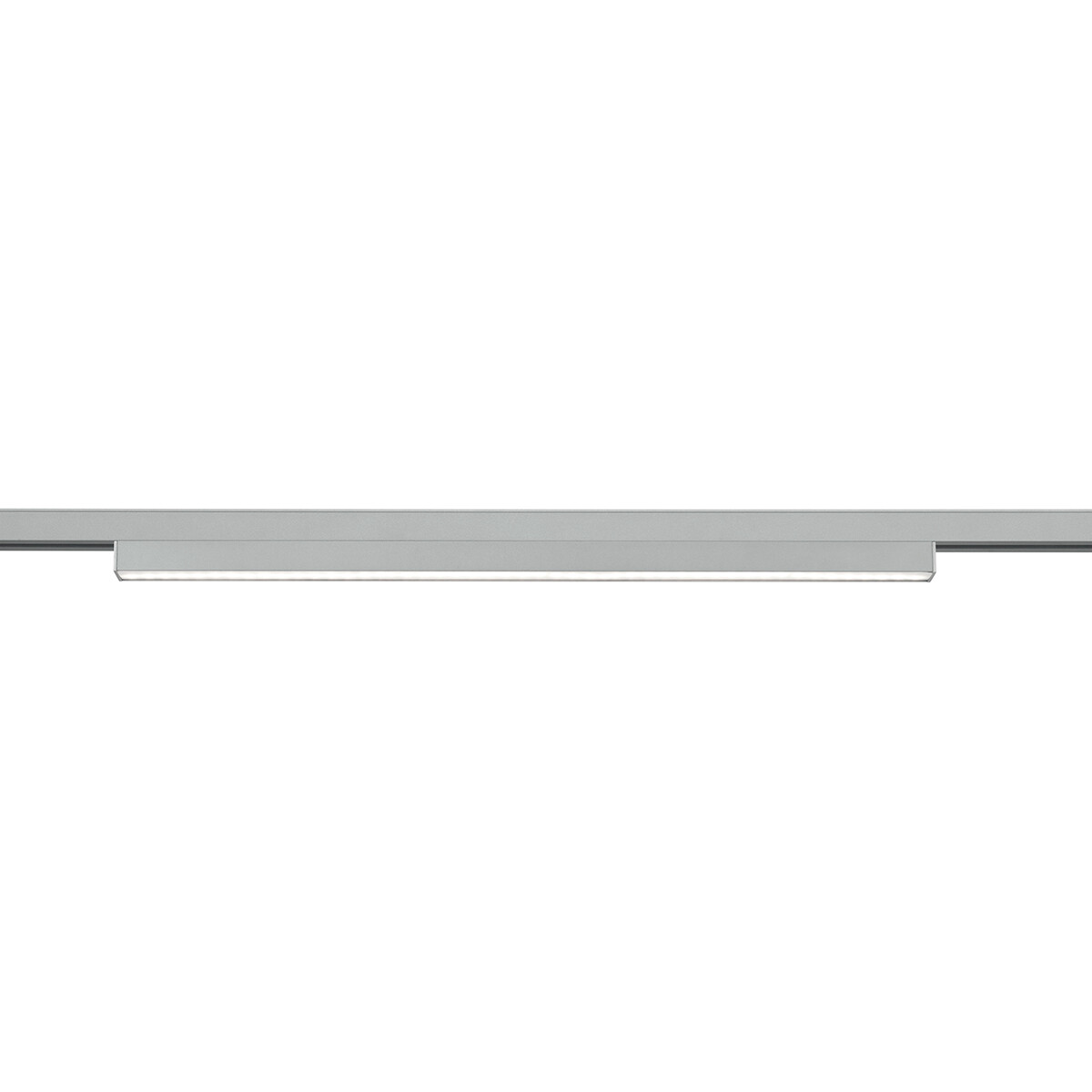 LED Schienensystem - Balken - Trion Dual Pany - 2-Phasen - 6W - Warmweiß 3000K - Dimmbar - Matt Titan - Kunststoff