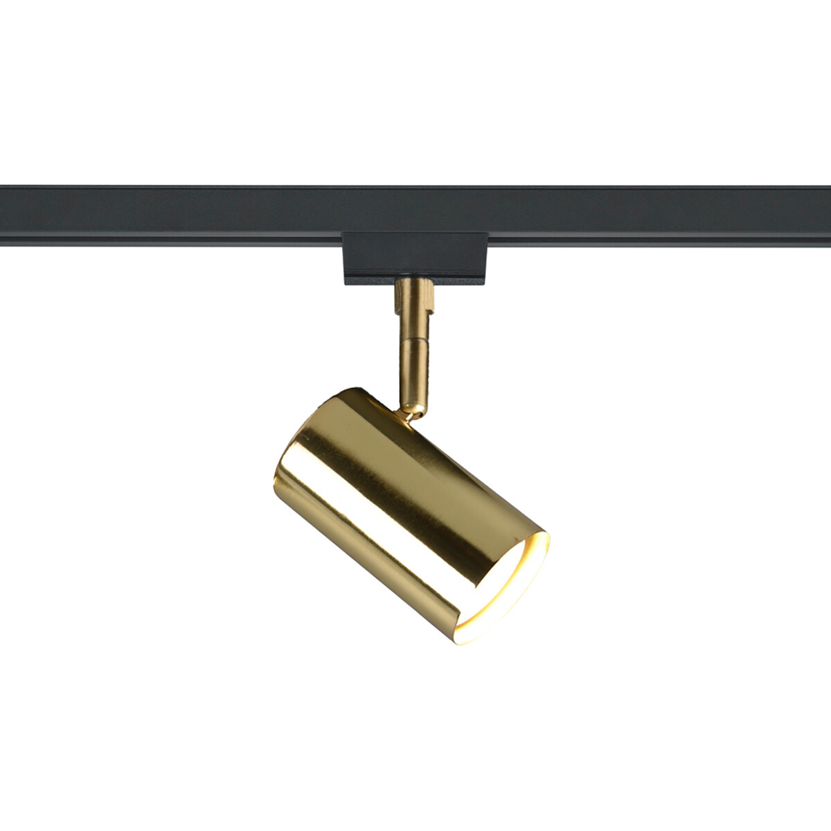 LED Schienenbeleuchtung - Track Spot - Trion Dual Monla - 2 Phasen - GU10 Fassung - Rund - Matt Gold - Aluminium