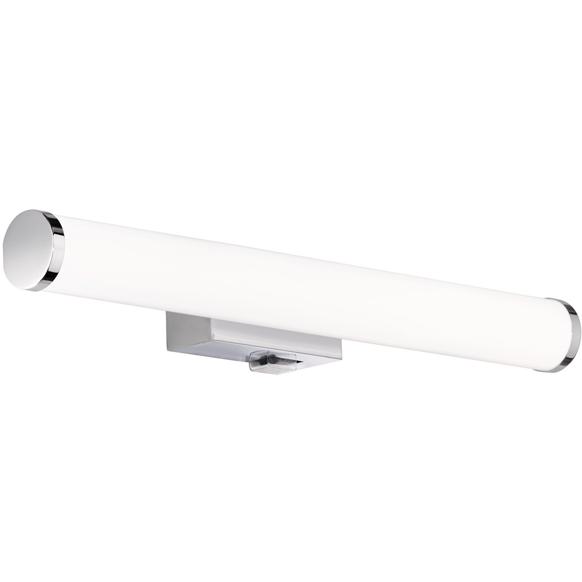 LED Spiegelleuchte - Trion Matero - 4W - Spritzwassergeschützt IP44 - Warmweiß 3000K - Chrom - Aluminium