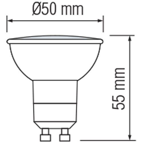 LED Spot 10er Pack - GU10 Sockel - 6W - Universalweiß 4200K