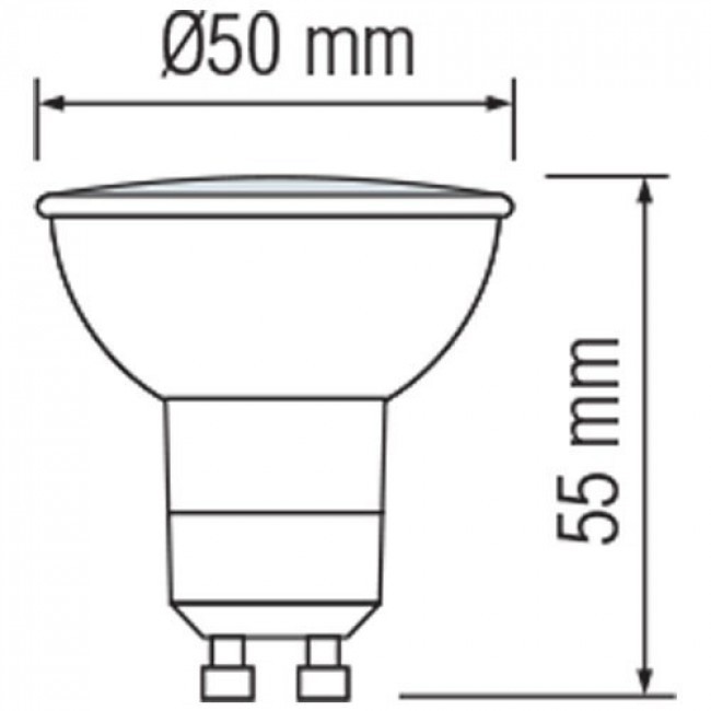 LED Spot 10er Pack - GU10 Sockel - Dimmbar - 6W - Universalweiß 4200K