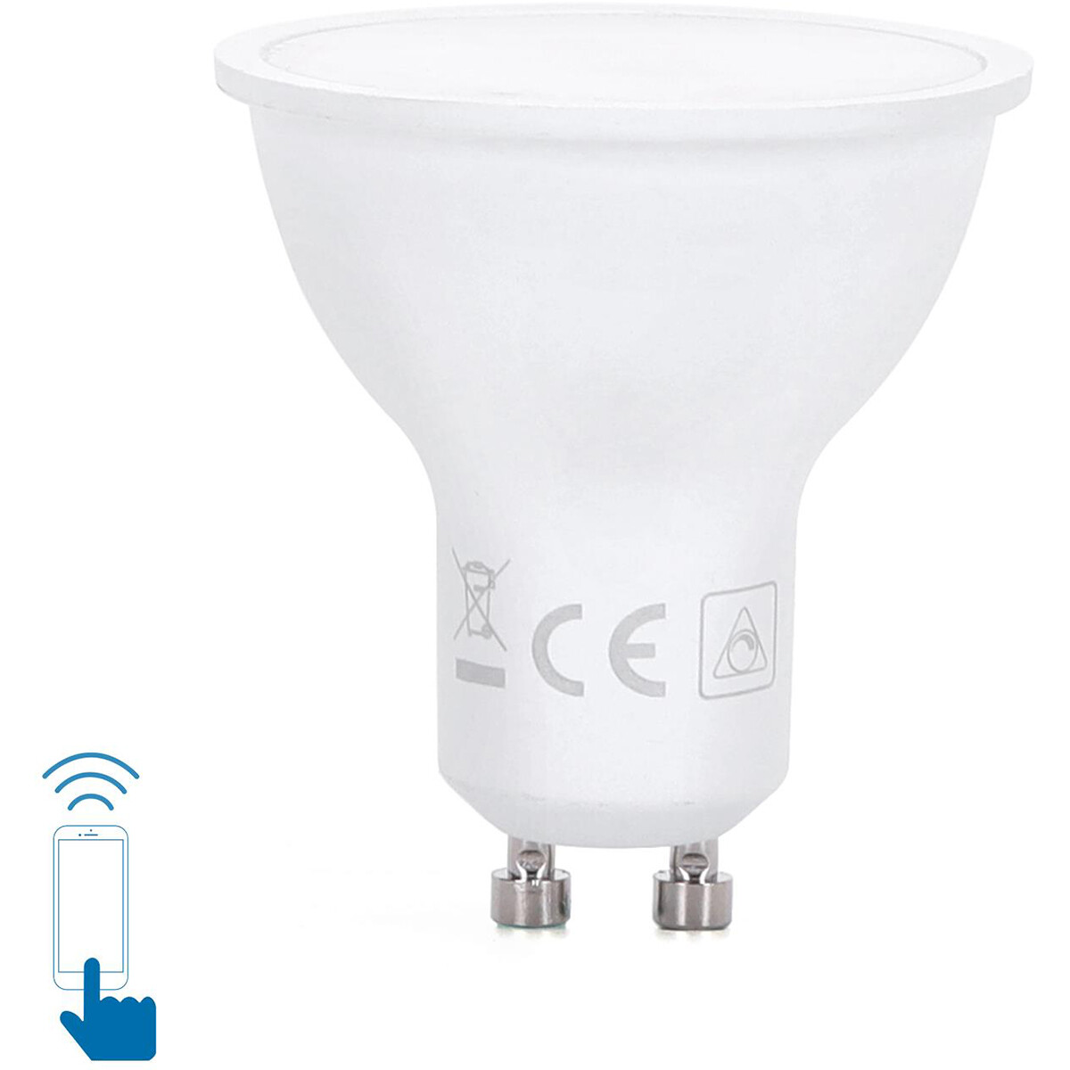 LED Spot - Aigi Wonki - Smart LED - Wifi LED - 5W - GU10 Fassung - Anpassbare Lichtfarbe CCT - Dimmbar