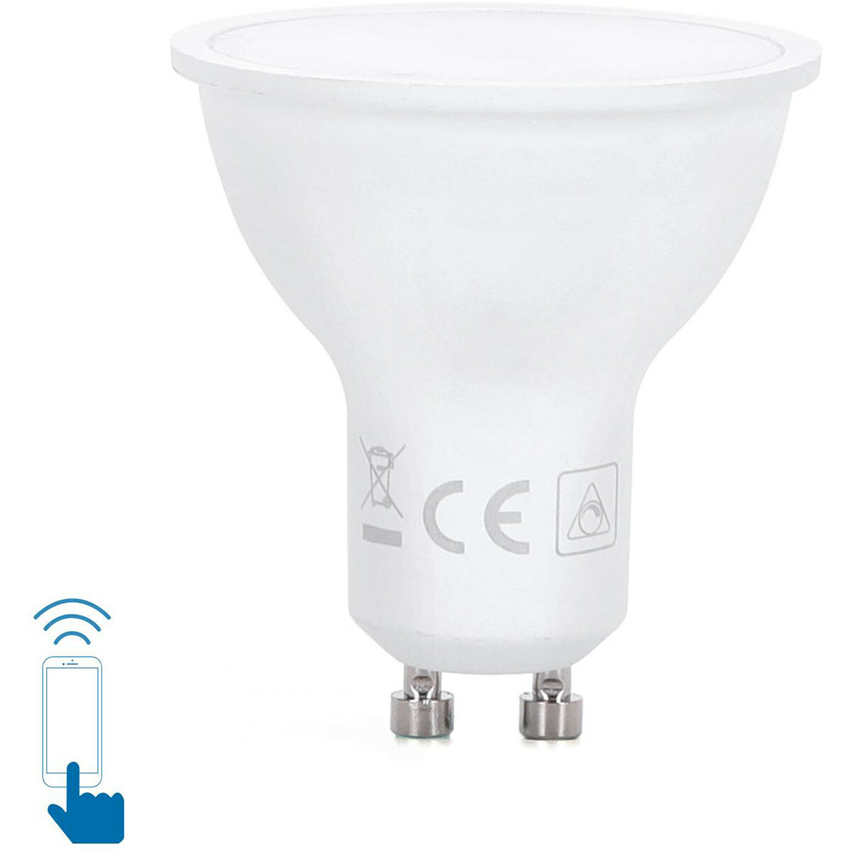 LED Spot - Aigi Wonki - Smart LED - Wifi LED - 5W - GU10 Fassung - Kaltweiß 6500K - Dimmbar