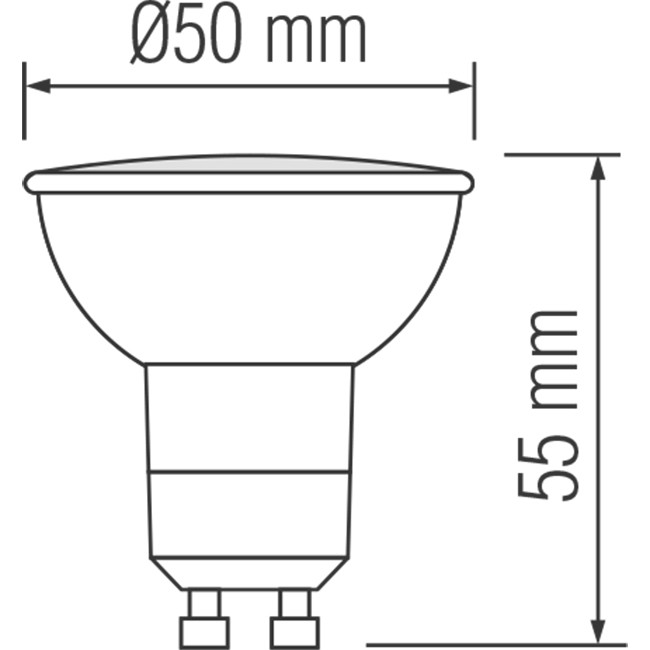 LED Spot - GU10 Sockel - 4W - Tageslicht 6400K