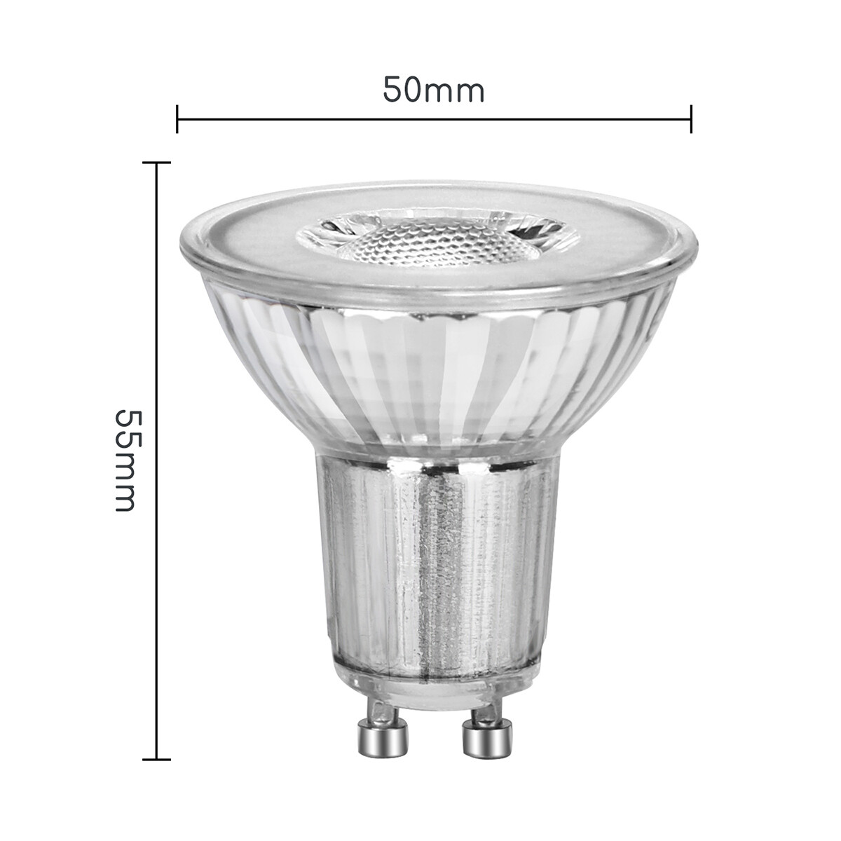 LED-Spot - GU10 PAR16 - Velvalux - 6W 435lm 38D - 827 Extra Warmweiß 2700K | Ersetzt 62W