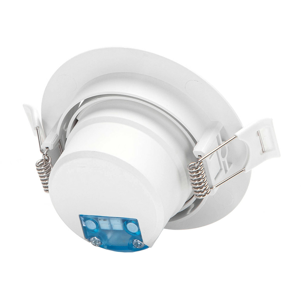 LED Spot - Einbauspot - Aigi Lola - 5W - Warmweiß 3000K - Rund - Matt Weiß - Aluminium