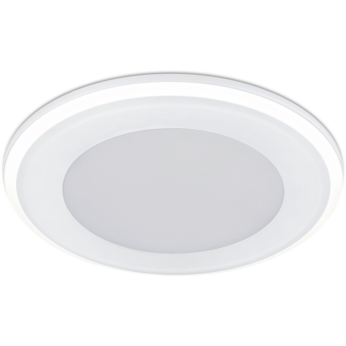 LED Spot - Einbauspot - Trion Auran - 10W - Warmweiß 3000K - Rund - Mattweiß - Kunststoff