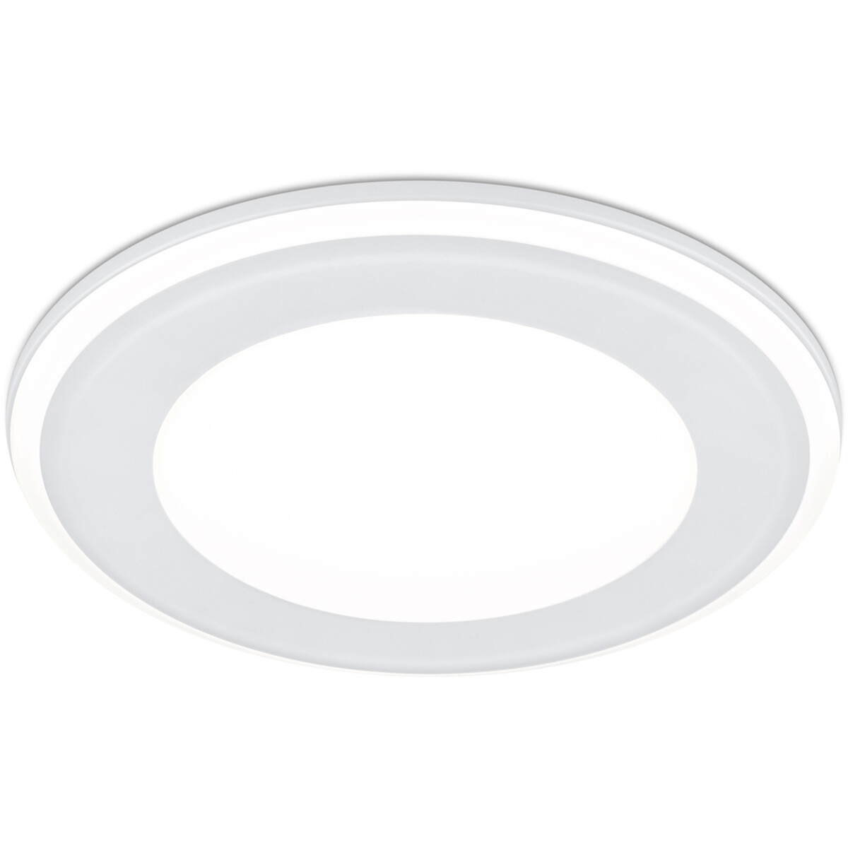 LED Spot - Einbauspot - Trion Auran - 10W - Warmweiß 3000K - Rund - Mattweiß - Kunststoff