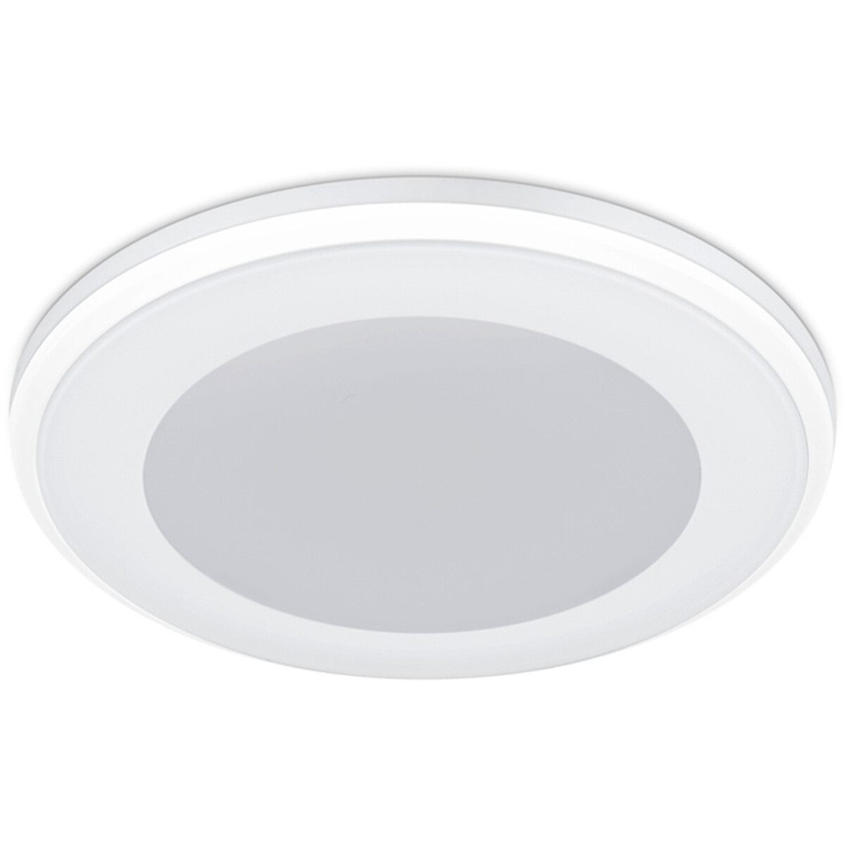 LED Spot - Einbauspot - Trion Auran - 5W - Warmweiß 3000K - Rund - Mattweiß - Kunststoff