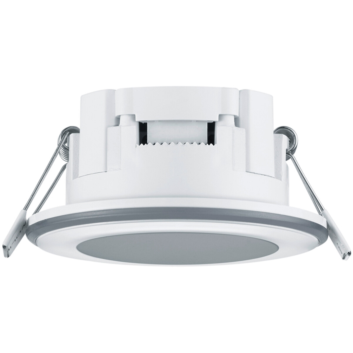 LED Spot - Einbauspot - Trion Auran - 5W - Warmweiß 3000K - Rund - Mattweiß - Kunststoff