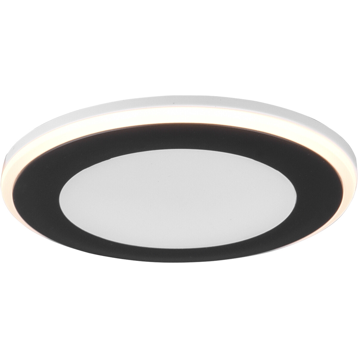 LED Spot - Einbauspot - Trion Auran - 5W - Warmweiß 3000K - Rund - Matt Schwarz - Kunststoff