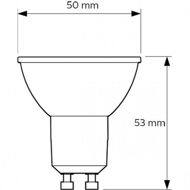 LED Spot Set - GU10 Fassung - Einbau Rund - Matt Schwarz - Ø85mm - Philips - CorePro 827 36D - 4.6W - Warmweiß 2700K