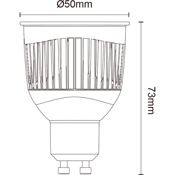 LED Spot WiZ RGB - Trion - GU10 Sockel - Dimmbar - 6W - Wifi LED - Smart LED mit Fernbedienung