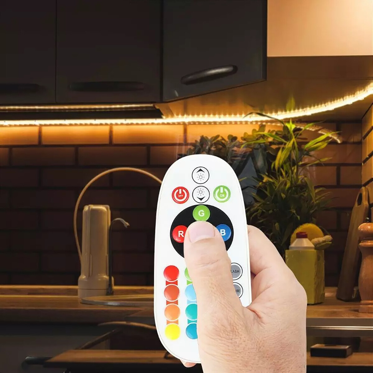 LED Strip Fernbedienungsset - Viron Esnaim - RGB-Controller - 72W - 12V - 2A