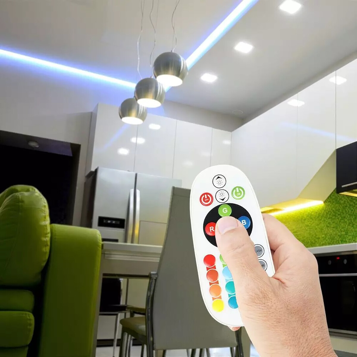 LED Strip Fernbedienungsset - Viron Esnaim - RGB-Controller - 72W - 12V - 2A