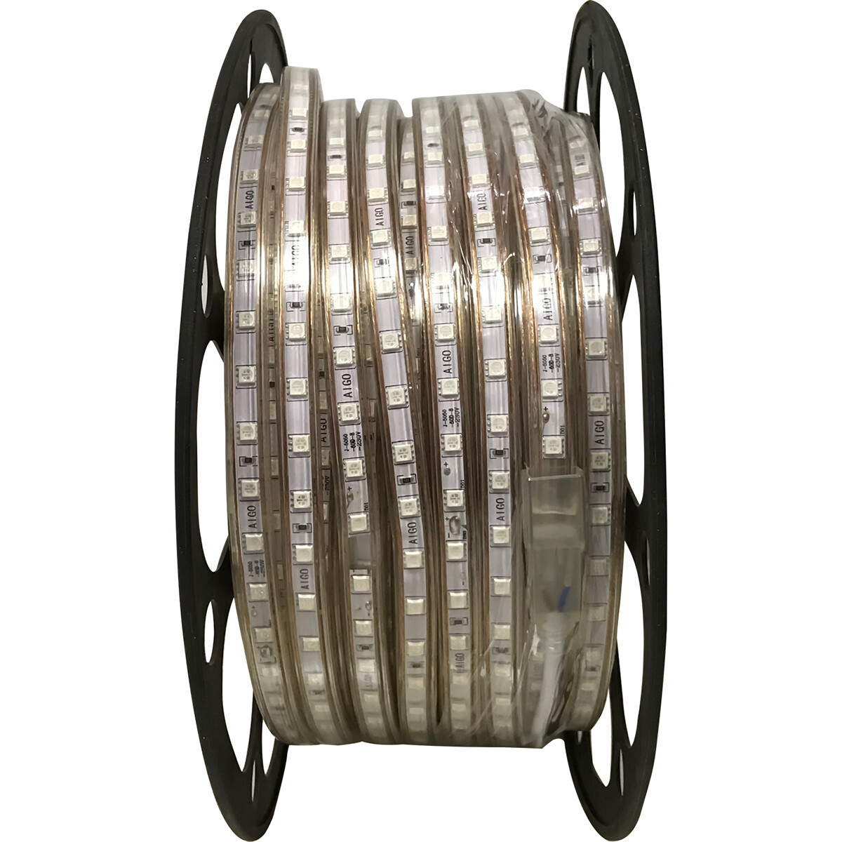 LED Strip - Aigi Strabo - 50 Meter - Dimmbar - IP65 Wasserdicht - Grün - 5050 SMD 230V