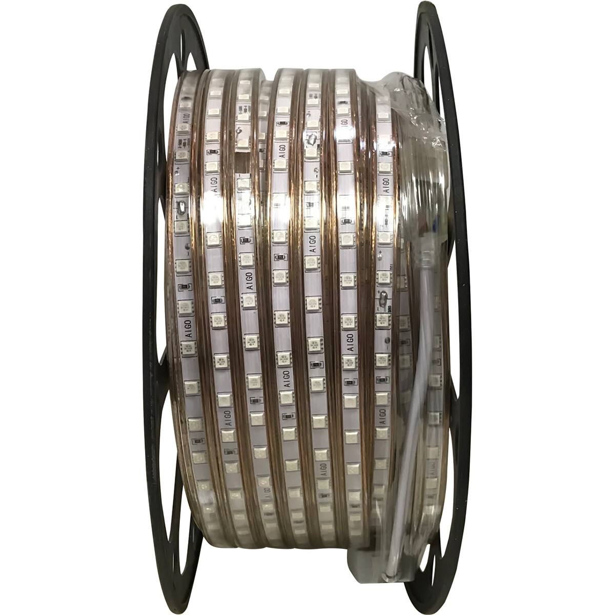 LED Strip - Aigi Strabo - 50 Meter - Dimmbar - IP65 Wasserdicht - Rot - 5050 SMD 230V