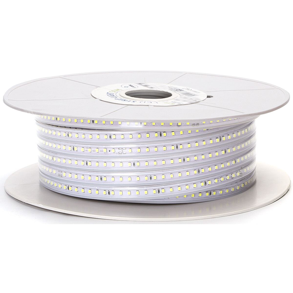 LED Strip - Aigi Stribo - 50 Meter - Dimmbar - IP65 Wasserdicht - Tageslicht 6500K - 2835 SMD 230V