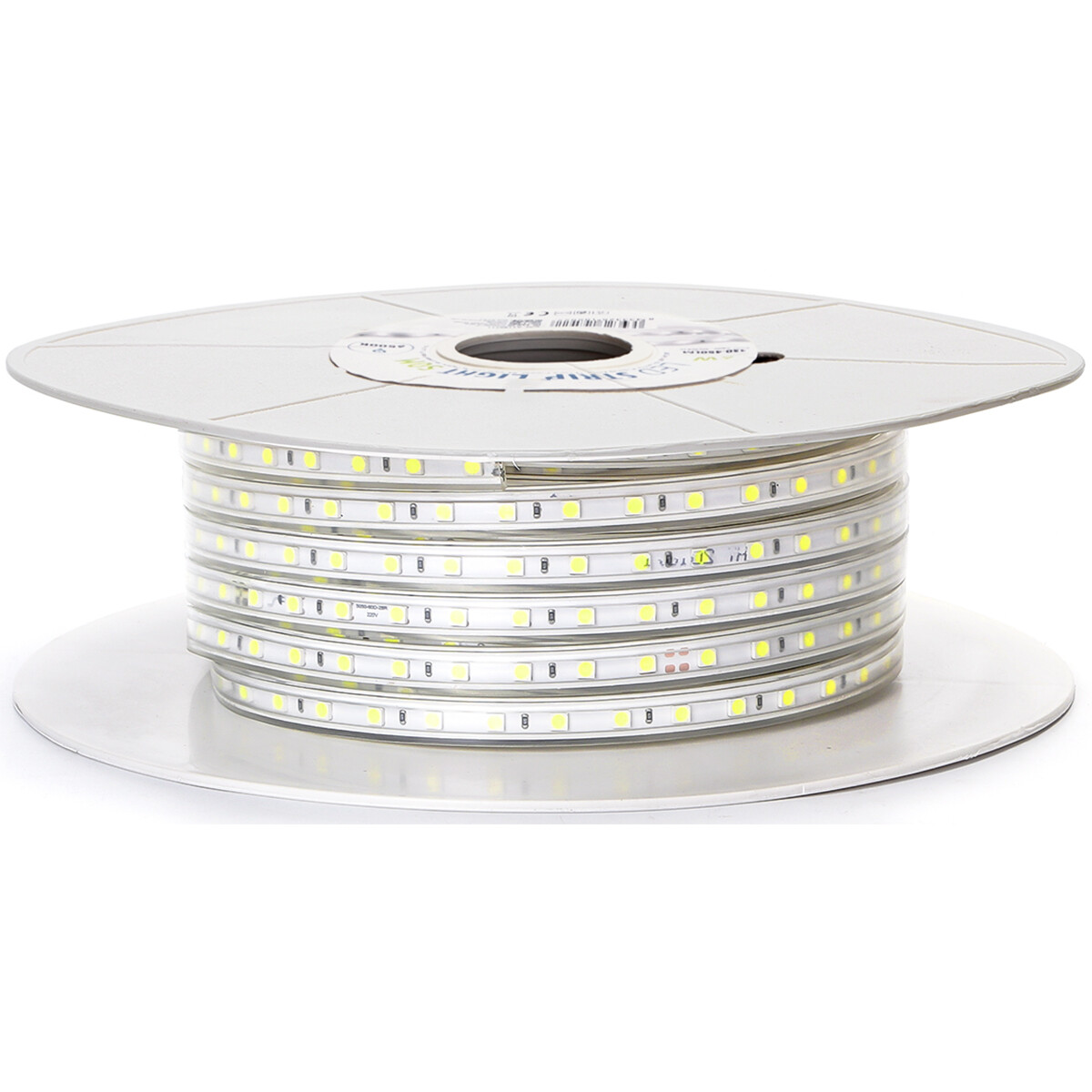 LED Strip - Aigi Stribo - 50 Meter - Dimmbar - IP65 Wasserdicht - Tageslicht 6500K - 5050 SMD 230V