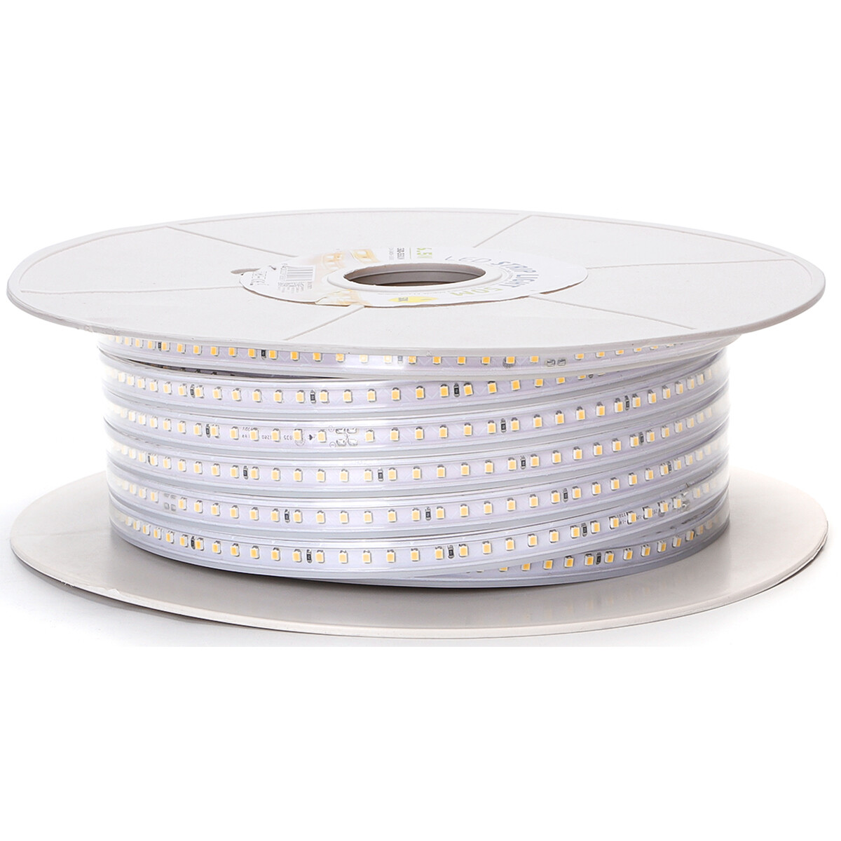 LED Strip - Aigi Stribo - 50 Meter - Dimmbar - IP65 Wasserdicht - Warmweiß 3000K - 2835 SMD 230V