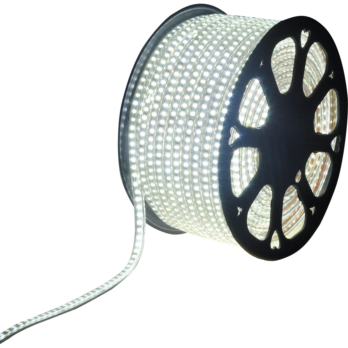 LED Strip - Aigi Strobi - 50 Meter - Dimmbar - IP65 Wasserdicht - Tageslicht 6500K - 2835 SMD 230V