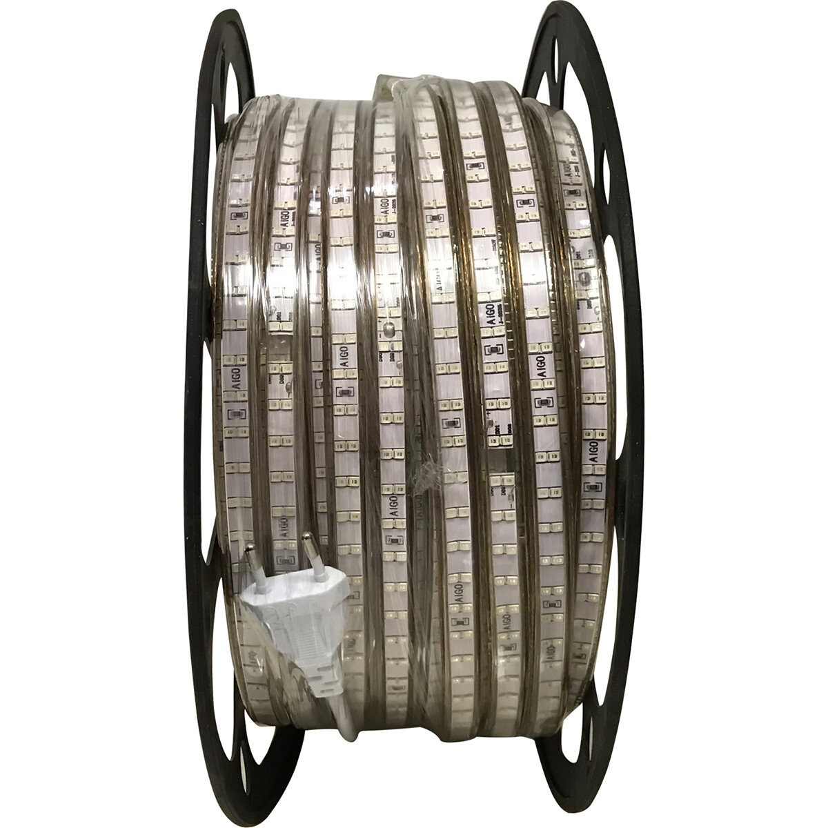 LED Strip - Aigi Strobi - 50 Meter - Dimmbar - IP65 Wasserdicht - Rot - 2835 SMD 230V