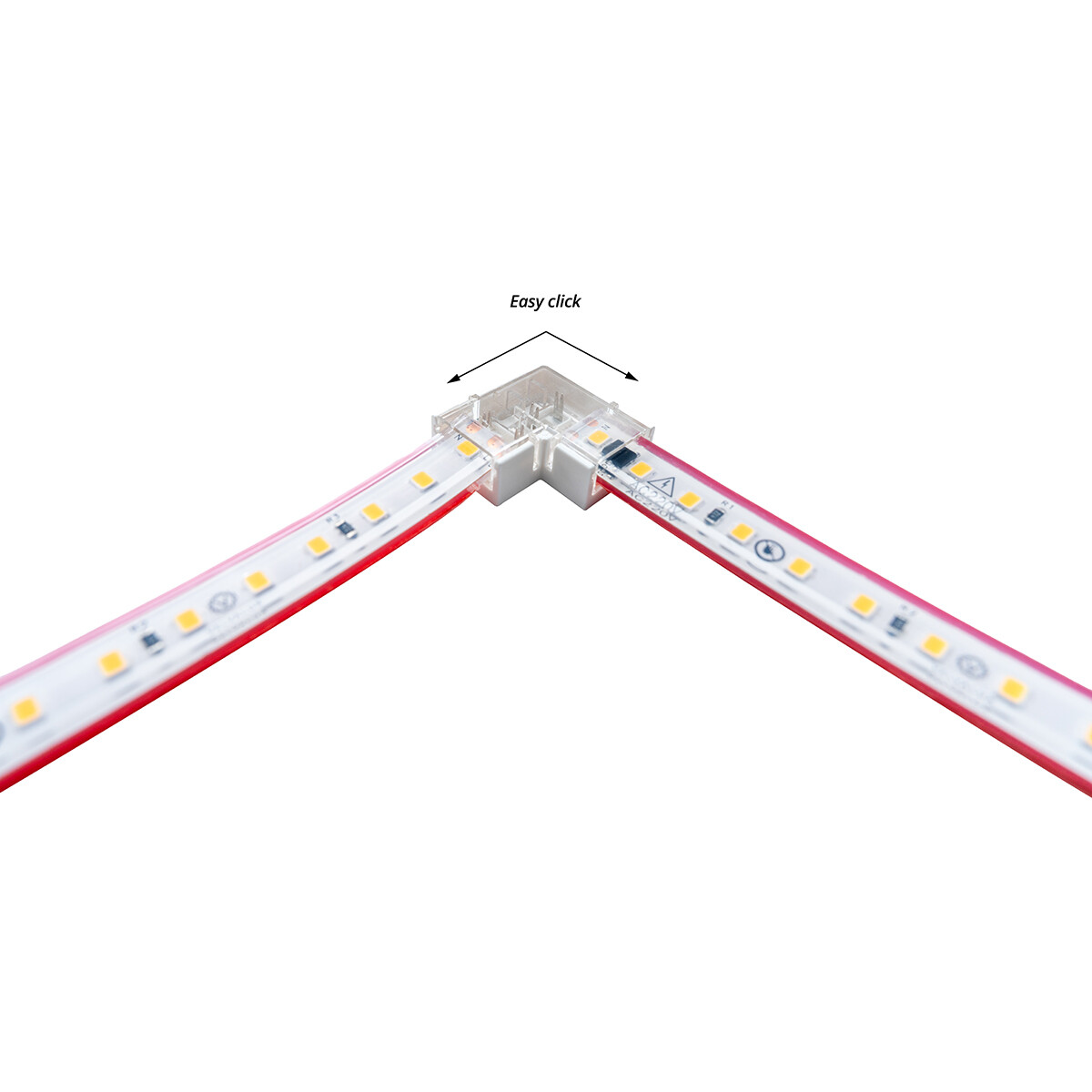 LED Strip - Velvalux - 50 Meter - Warmweiß 3000K - Dimmbar - Wasserdicht IP67 - 96000 Lumen - 6000 LEDs - Direkter Anschluss ans Stromnetz - Funktioniert ohne Treiber