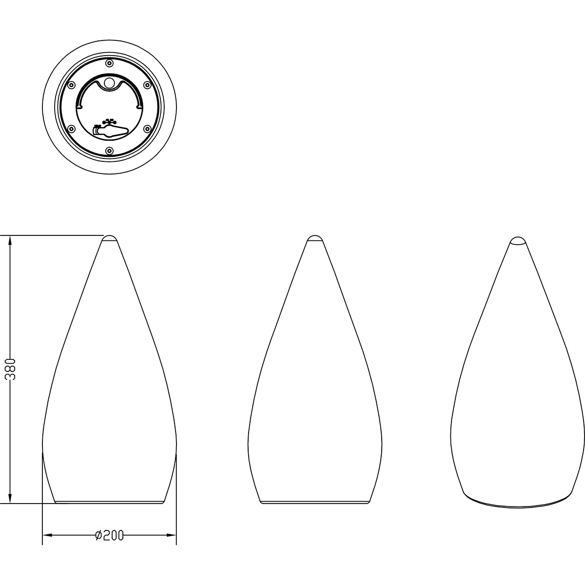 LED Tischlampe - Trion Palina - 1.5W - Warmweiß 3000K - RGBW - Dimmbar - Oval - Matt Weiß - Kunststoff