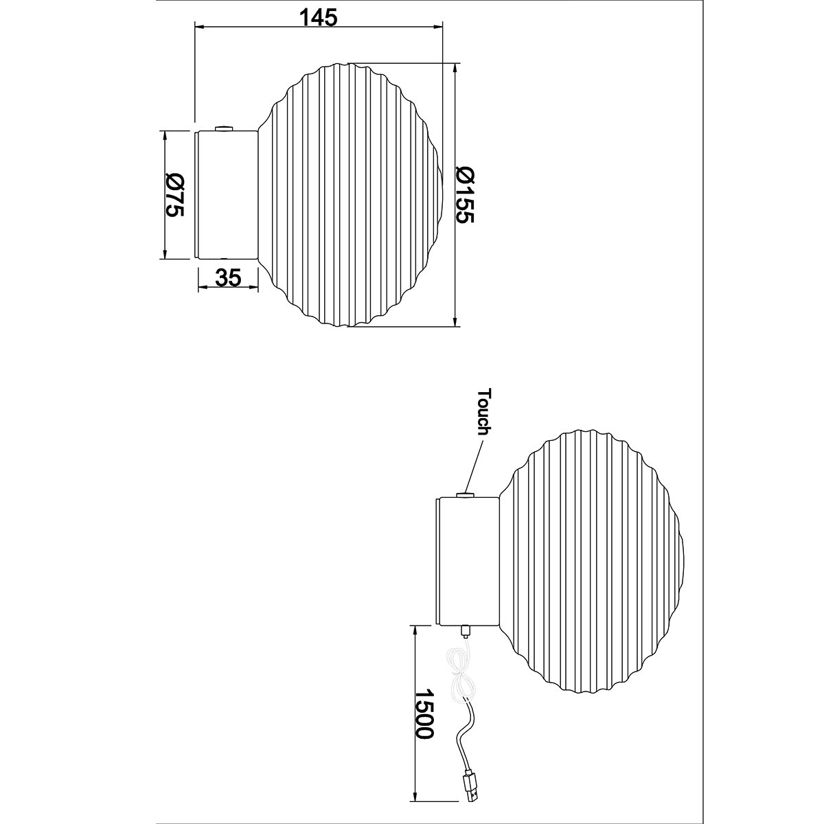 LED Tischleuchte - Trion Rali - 1.5W - Warmweiß 3000K - Wiederaufladbare Batterien - Oval - Matt Messing - Metall