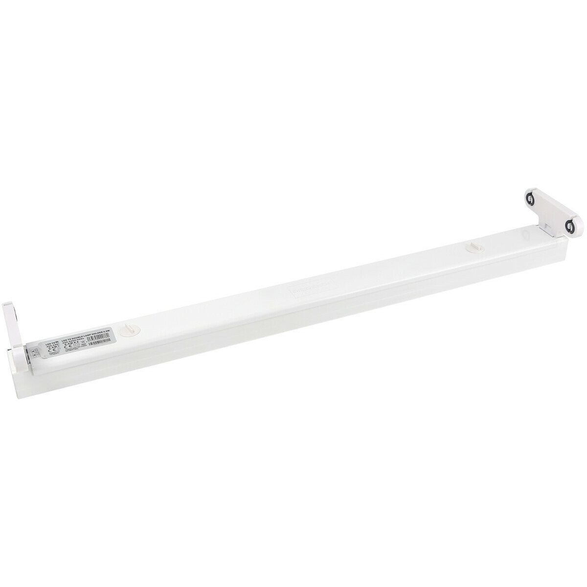 LED TL Feuchtraumleuchte mit T8 Röhre inkl. Starter - Aigi Dybolo - 60cm Doppelt - 16W - Kaltweiß 6400K - Schutzklasse IP20