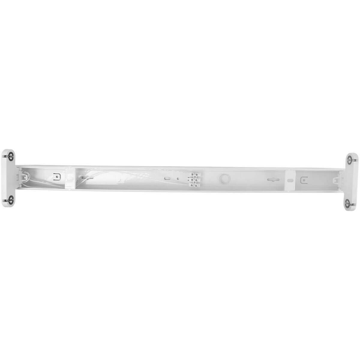 LED TL Feuchtraumleuchte mit T8 Röhre inkl. Starter - Aigi Dybolo - 60cm Doppelt - 16W - Kaltweiß 6400K - Schutzklasse IP20