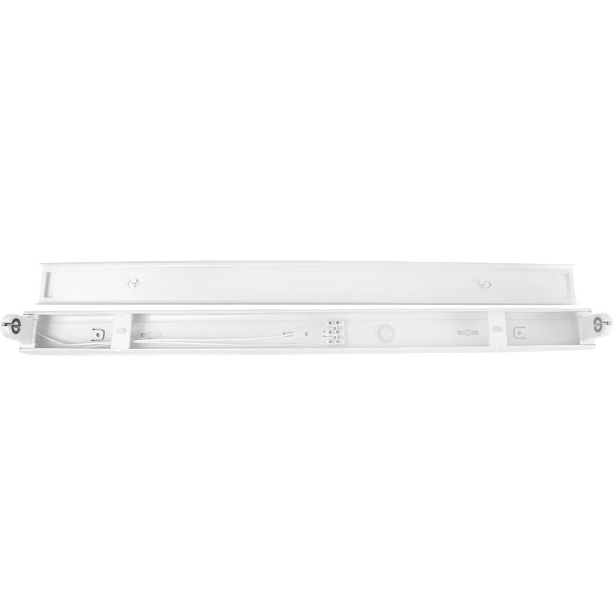 LED TL Feuchtraumleuchte mit T8 Röhre inkl. Starter - Aigi Dybolo - 60cm Einzel - 8W - Kaltweiß 6400K - Schutzklasse IP20