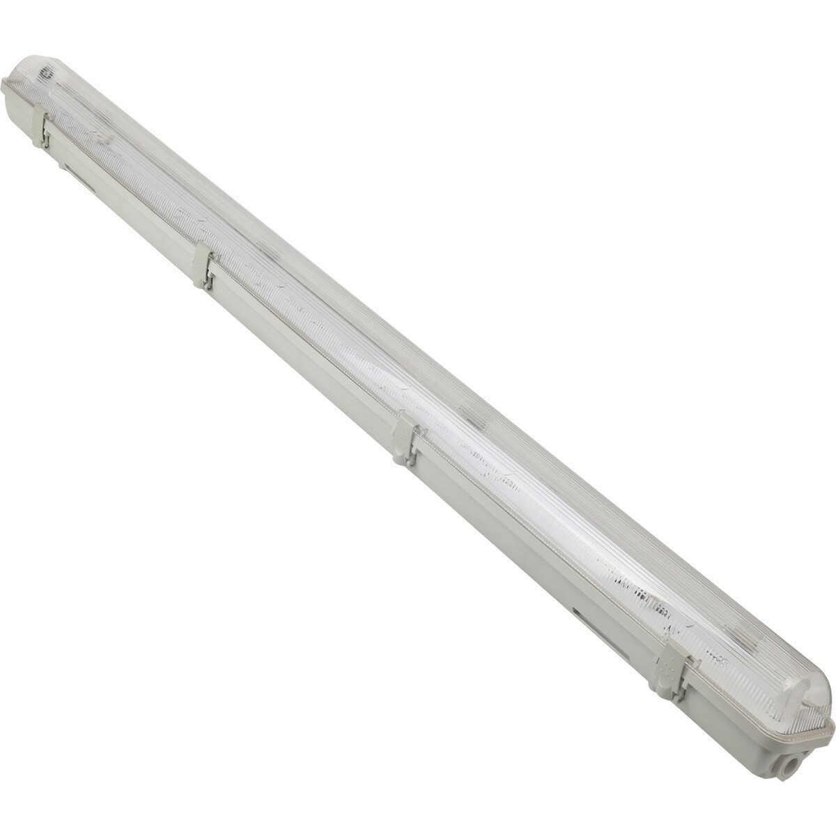 LED TL Feuchtraumleuchte mit T8 Röhre inkl. Starter - Aigi Hari - 120cm Einzel - 16W - Neutralweiß 4200K - Wasserdicht IP65