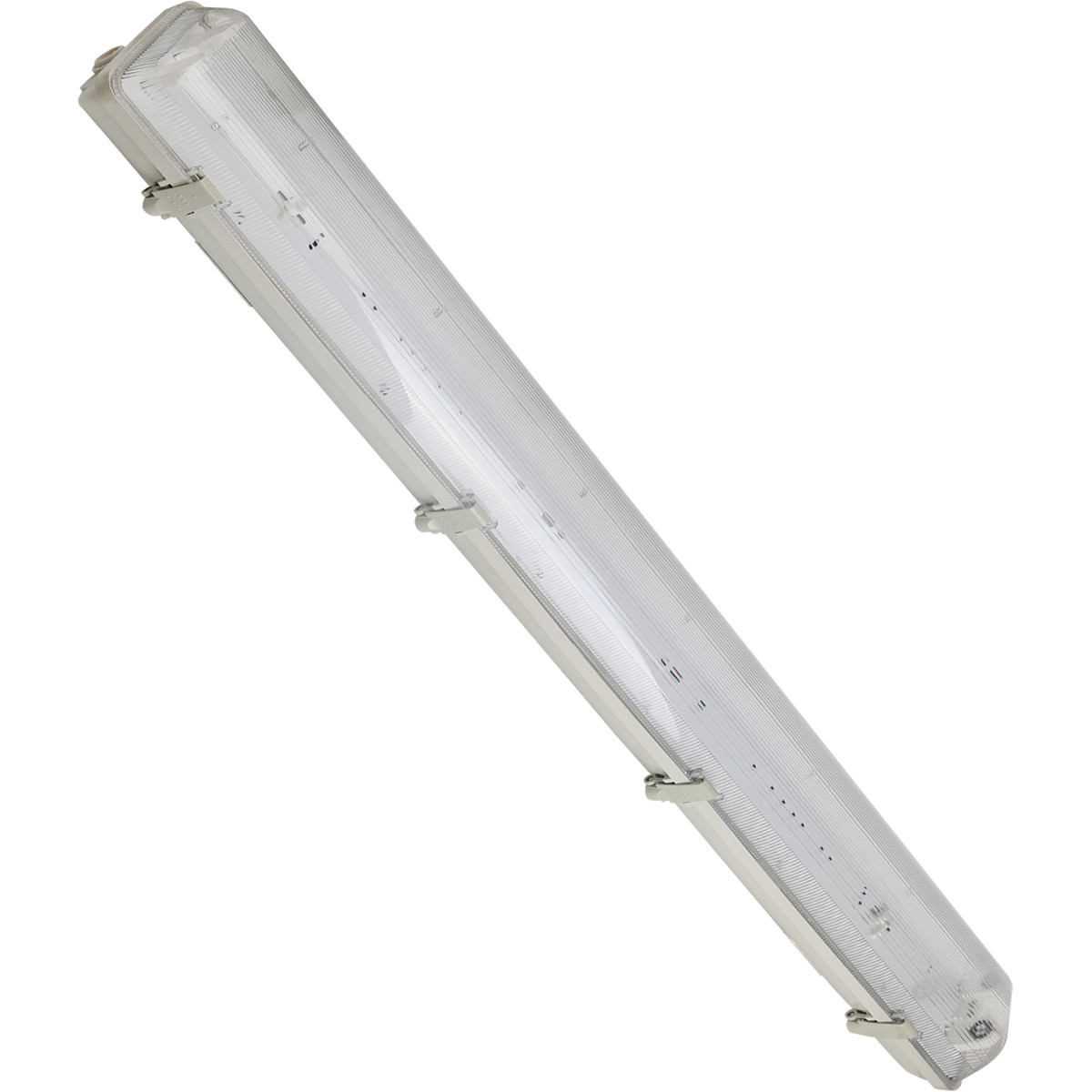 LED TL Feuchtraum-Wannenleuchte T8 - Aigi - 150cm Doppel - Wasserdicht IP65 - Kunststoff