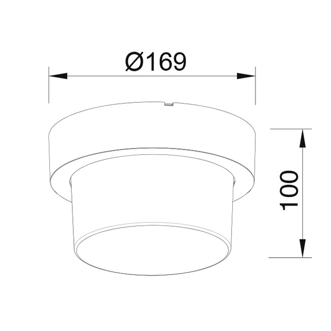 LED Außenwandleuchte - Agusa 2 - Kunststoff Mattschwarz - 12W Universalweiß 4200K - Rund