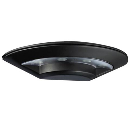 LED Außenwandleuchte - Assita - Aluminium Mattschwarz - 5.5W Universalweiß 4100K - Oval