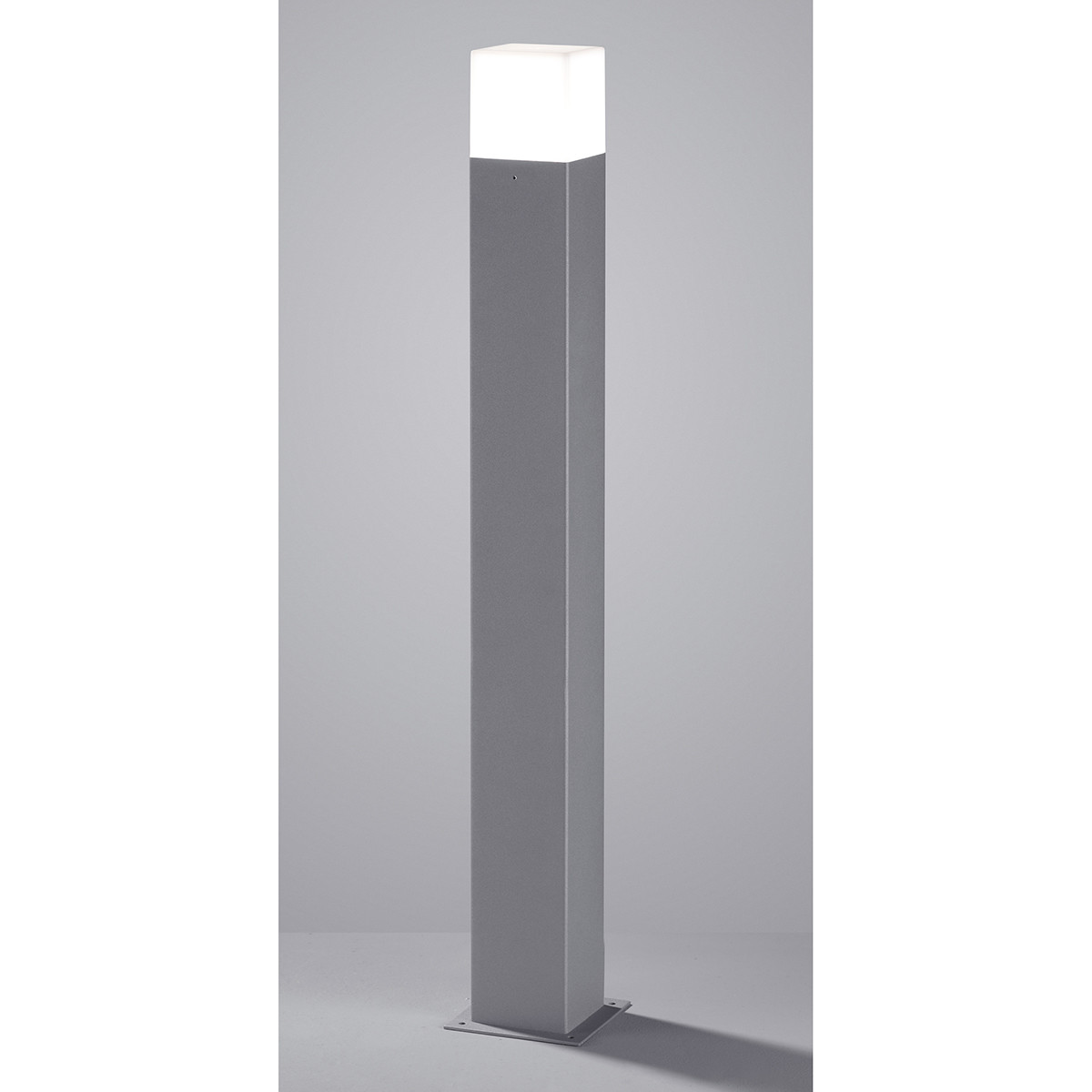 LED Pollerleuchte - Trion Hudsy XL - 4W - Matt Titan - Aluminium