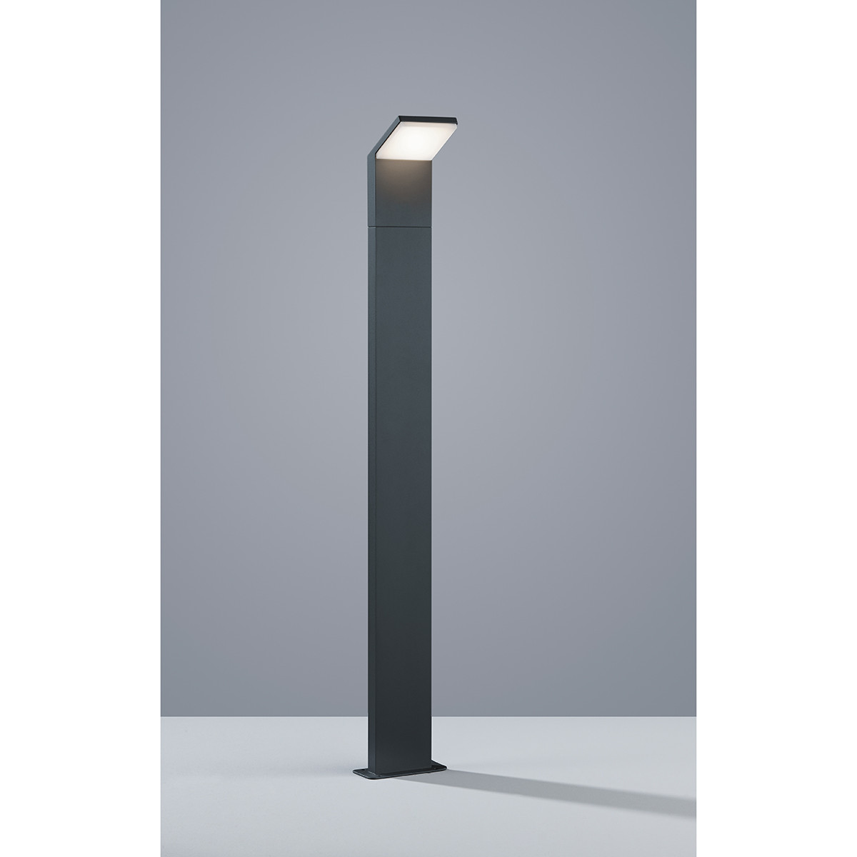 LED Pollerleuchte - Trion Pearly XL - 9W - Mattschwarz - Aluminium