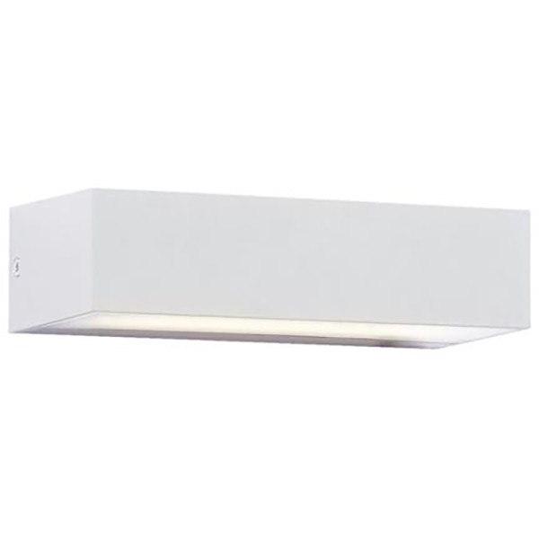 LED Außenwandleuchte - Andina - 9W - Universalweiß 4200K - Mattweiß - Kunststoff