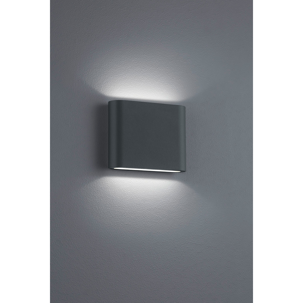 LED Außenwandleuchte - Trion Thino - 4W - Mattschwarz - Aluminium