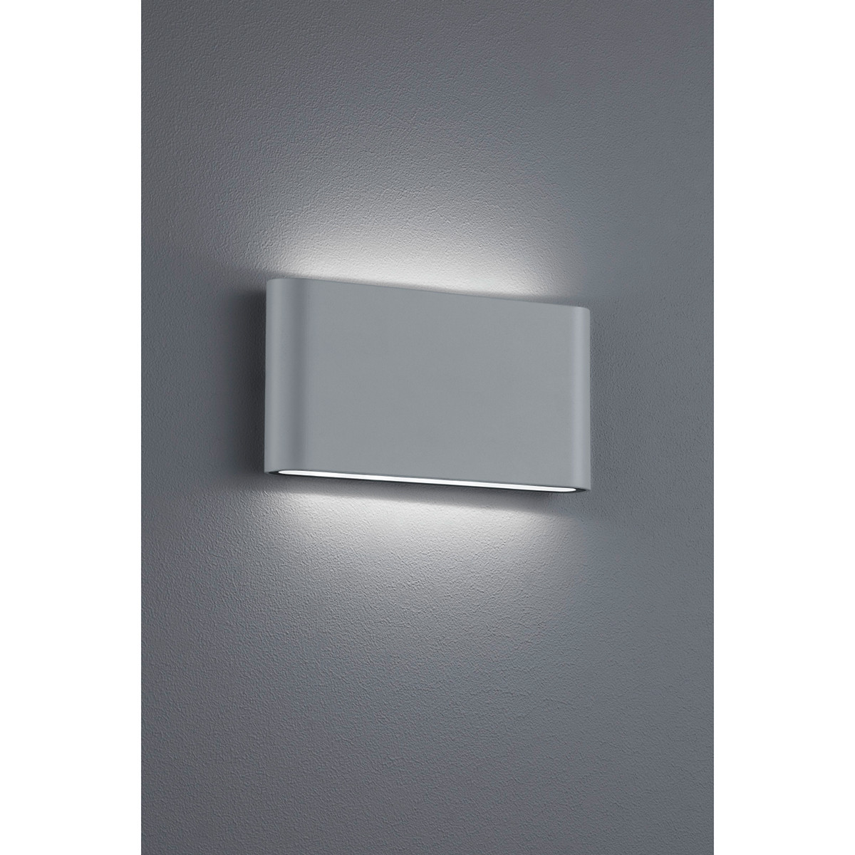 LED Außenwandleuchte - Trion Thino - 8W - Matt Titan - Aluminium